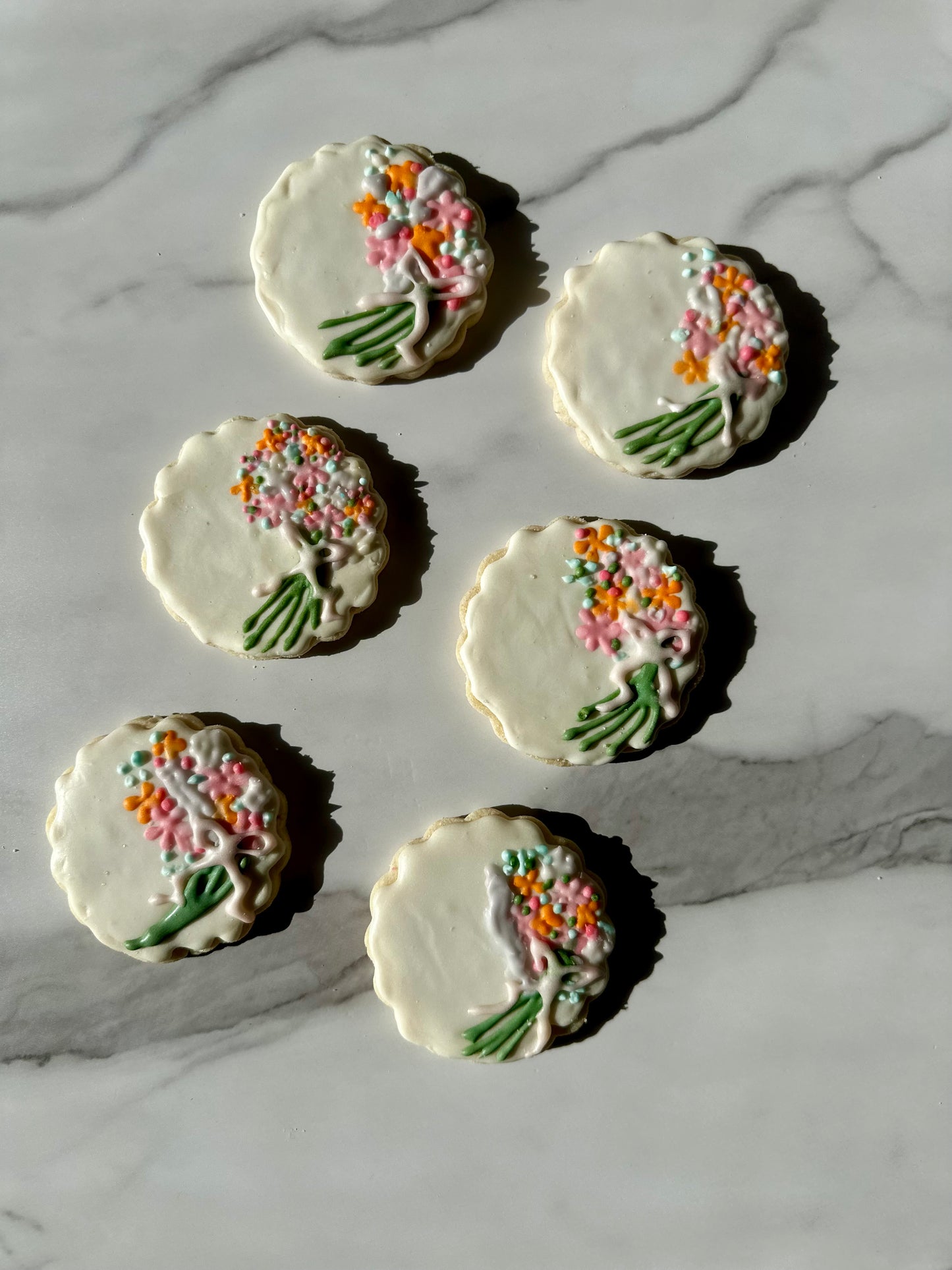 Flower Bouquet Sugar Cookies