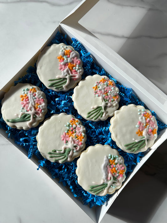 Flower Bouquet Sugar Cookies